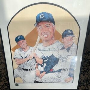Duke Snider Autographed Color photo
